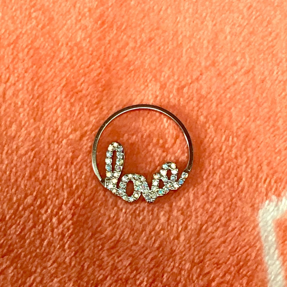 3 FOR $18! Origami Owl Silver Luv Plate w Crystals
